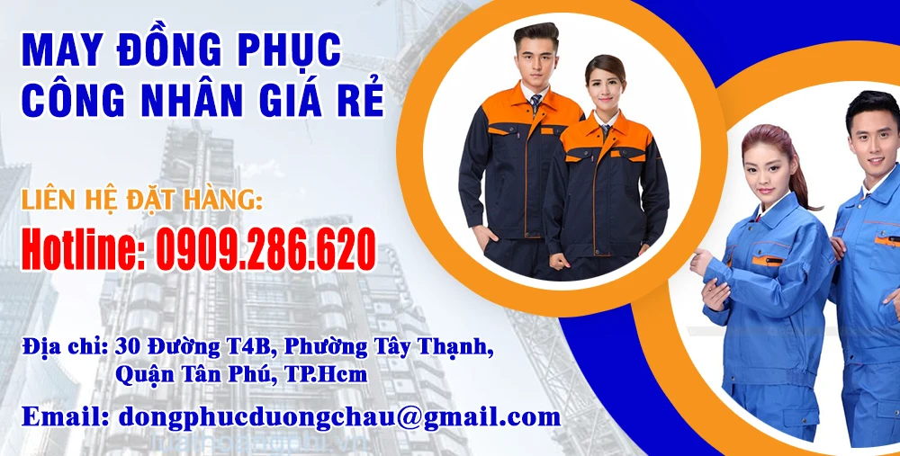 May đồng phục công nhân giá rẻ